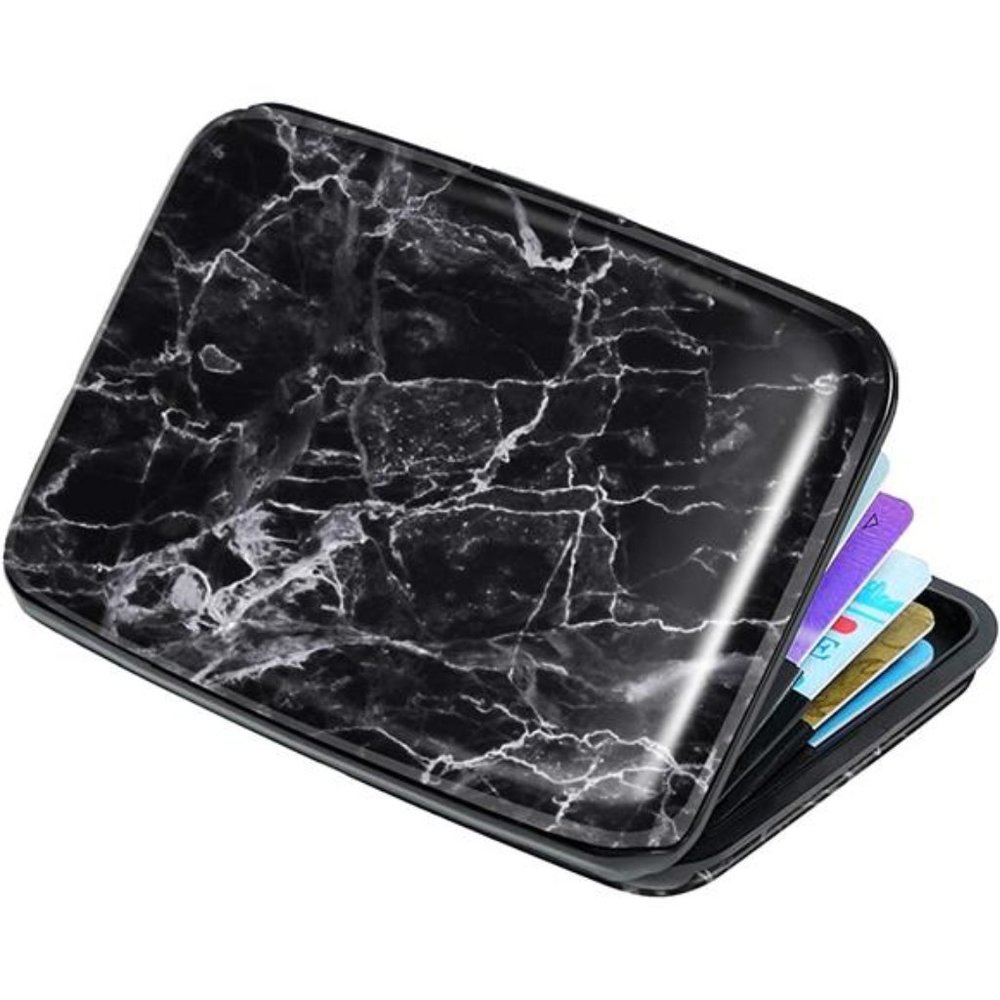 Mini Credit Card Holder, RFID Blocking Slim Hard Card Case ID Case Travel Wallet